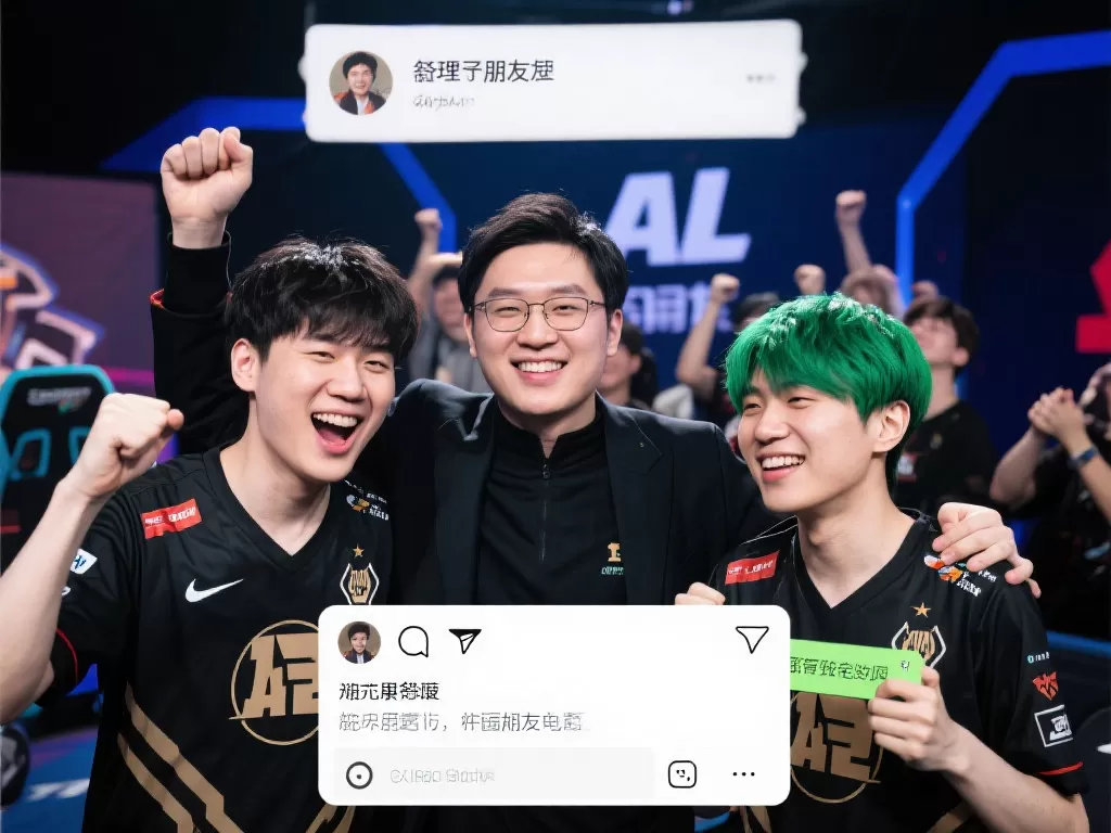 AL经理赛后朋友圈晒喜讯，牙膏绿毛齐点赞：笑到最后才是王！